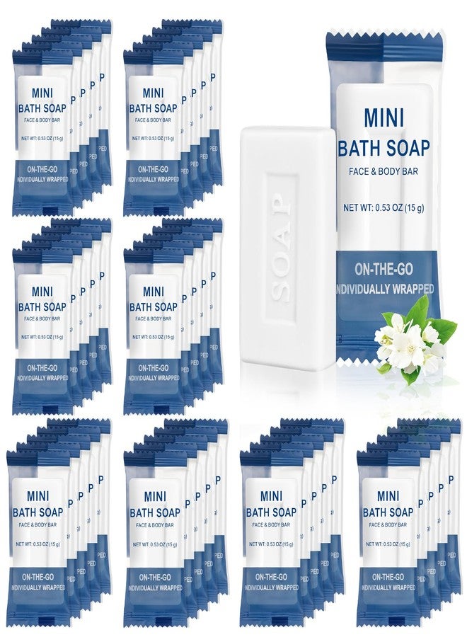 FAOEHN Mini Travel Size Bar Soap in Bulk - Pack of 10,Individually Wrapped 15 g/0.53 oz Disposable Small Hotel Hand Face & Body Soap for Guests,Homeless,Charity,Church,Shelter,Nursing Home (10) - Image 1